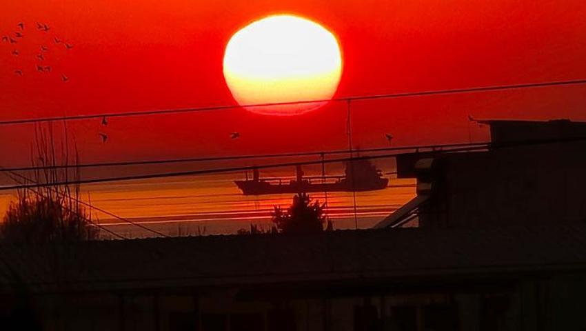 Hatay'da nefes kesen görüntüler! Gün batımı manzarası kartpostallık kareler oluşturdu