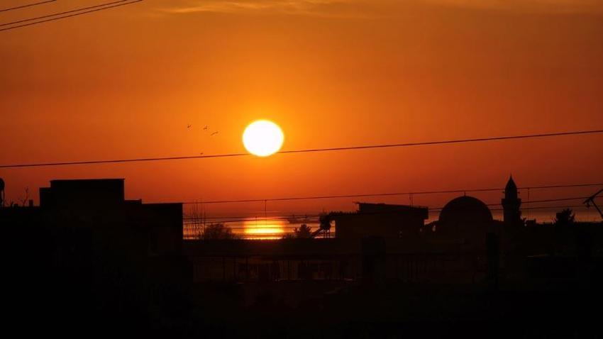 Hatay'da nefes kesen görüntüler! Gün batımı manzarası kartpostallık kareler oluşturdu