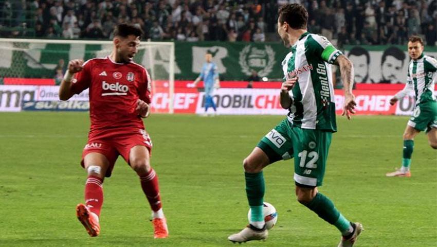 Konyaspor Beşiktaş: 1-0 Kartal direkleri geçemedi