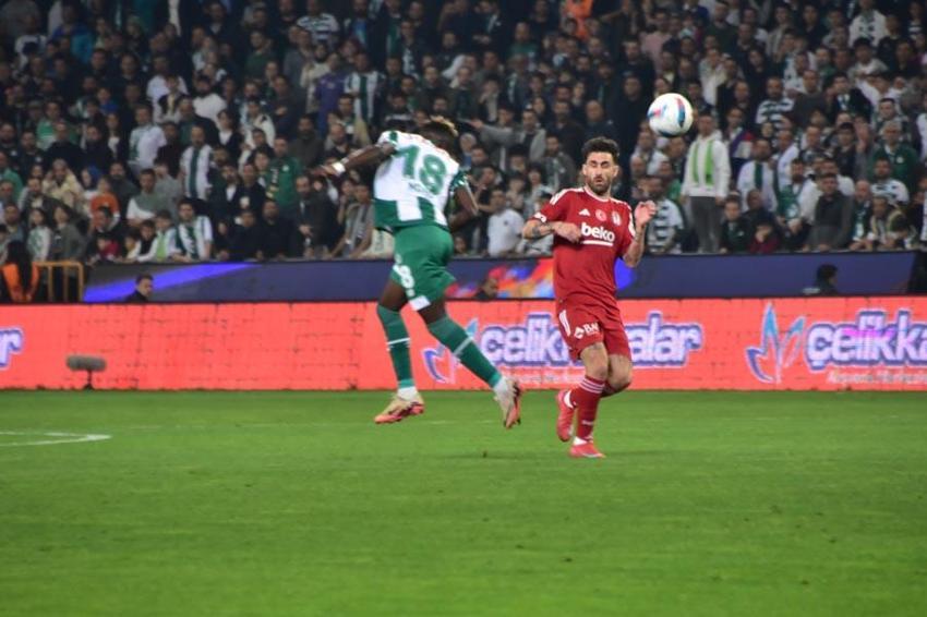 Konyaspor Beşiktaş: 1-0 Kartal direkleri geçemedi