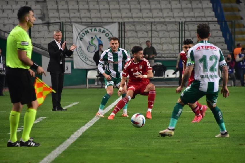 Konyaspor Beşiktaş: 1-0 Kartal direkleri geçemedi