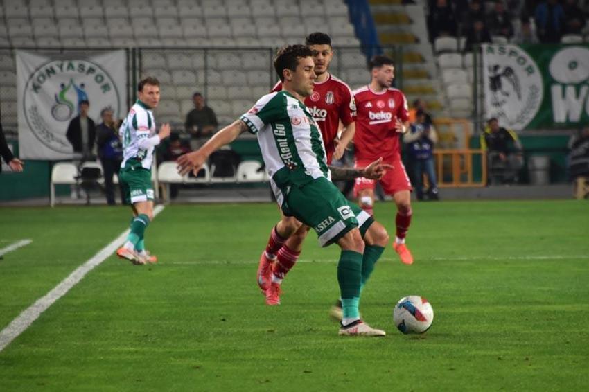 Konyaspor Beşiktaş: 1-0 Kartal direkleri geçemedi