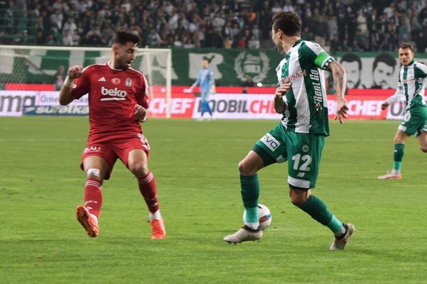 Konyaspor Beşiktaş: 1-0 Kartal direkleri geçemedi