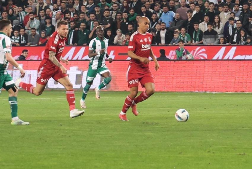 Konyaspor Beşiktaş: 1-0 Kartal direkleri geçemedi