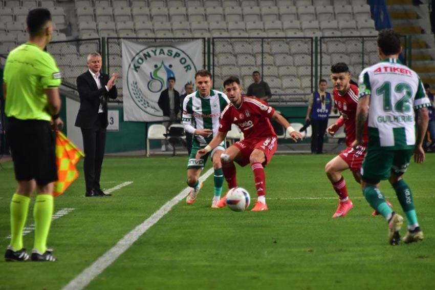 Konyaspor Beşiktaş: 1-0 Kartal direkleri geçemedi