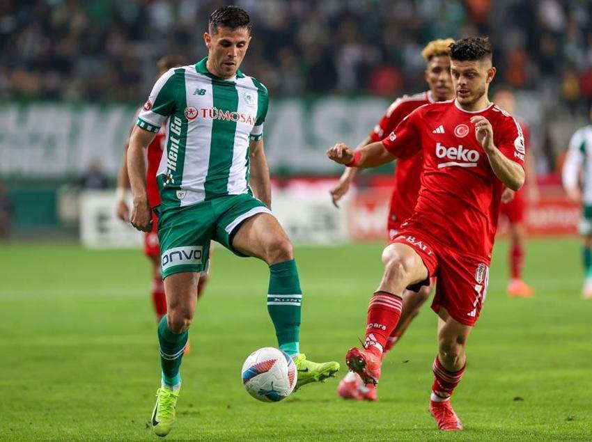Konyaspor Beşiktaş: 1-0 Kartal direkleri geçemedi
