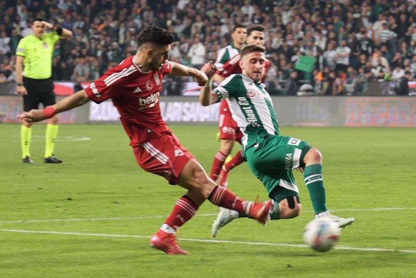 Konyaspor Beşiktaş: 1-0 Kartal direkleri geçemedi