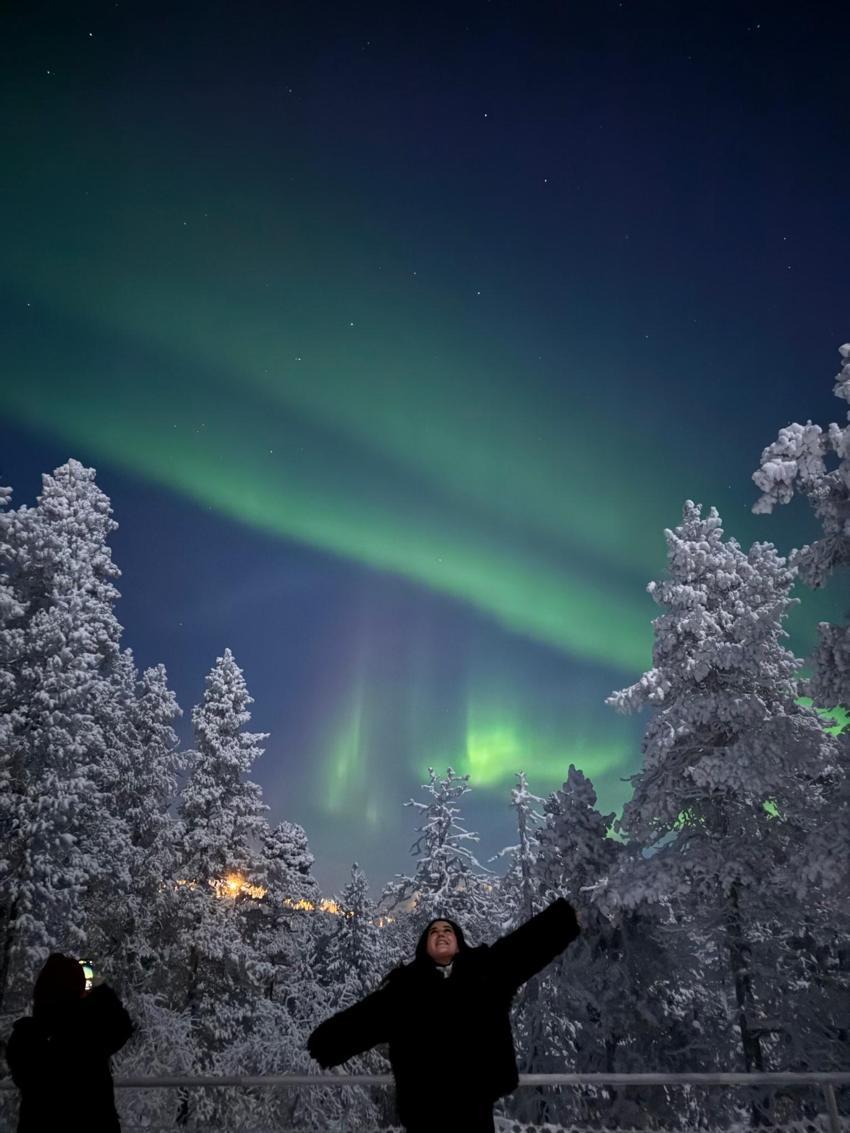 Kuzey Işıkları rüya gibi görüntüsü ile Türk turistleri mest etti