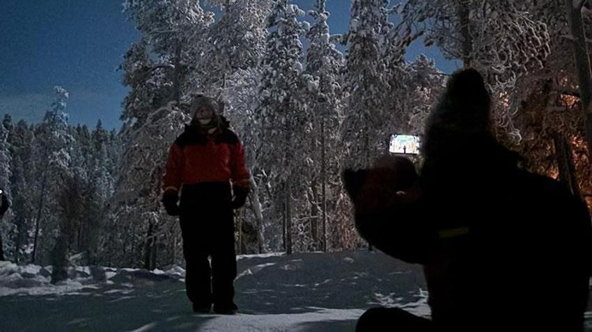 Kuzey Işıkları rüya gibi görüntüsü ile Türk turistleri mest etti