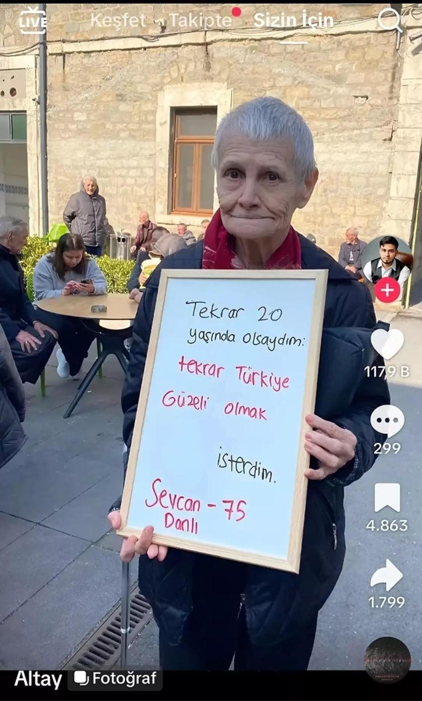 Eski Türkiye güzeli Sevcan Danlı TikTok videosunda ortaya çıktı!