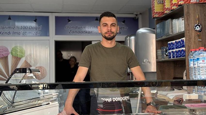 Makedonya'dan Çankırı'ya üçüncü kuşak aynı tarifle dondurma üretiyor