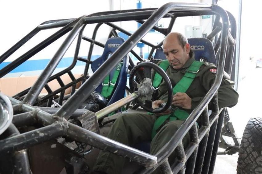 Doğal gaz borularından off-road aracı yaptı!