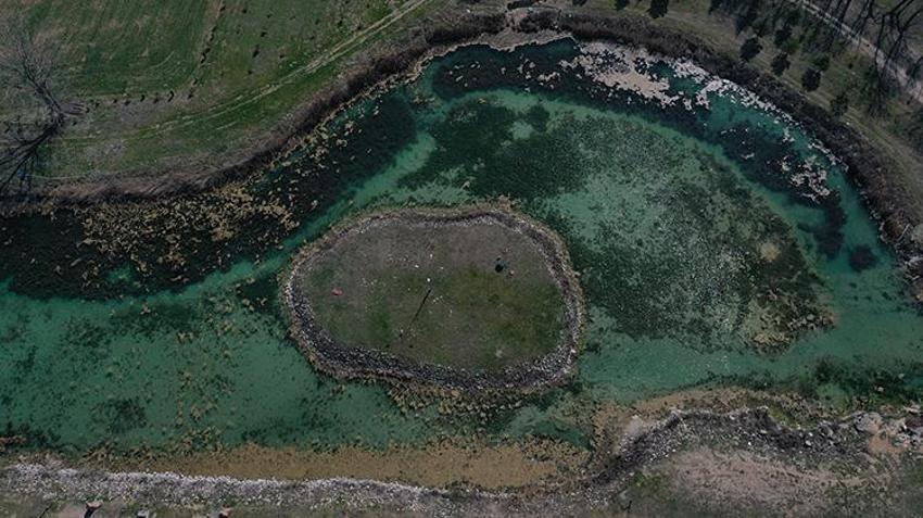 Bozkırın ortasında bir vaha! Sakarya Nehri burada denize döküldüğü yer görüntülendi! Tam bir mavi cennet