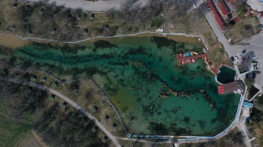 Bozkırın ortasında bir vaha! Sakarya Nehri burada denize döküldüğü yer görüntülendi! Tam bir mavi cennet