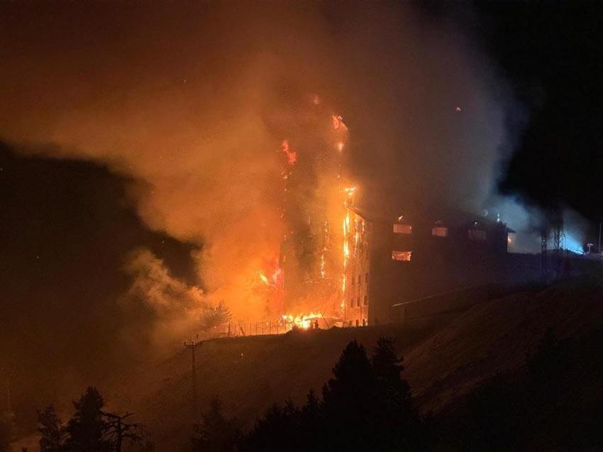 Kartalkaya'daki Grand Kartal Otel yangınına ilişkin bilirkişi raporu hazırlandı