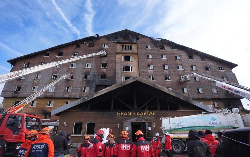 Kartalkaya'daki Grand Kartal Otel yangınına ilişkin bilirkişi raporu hazırlandı