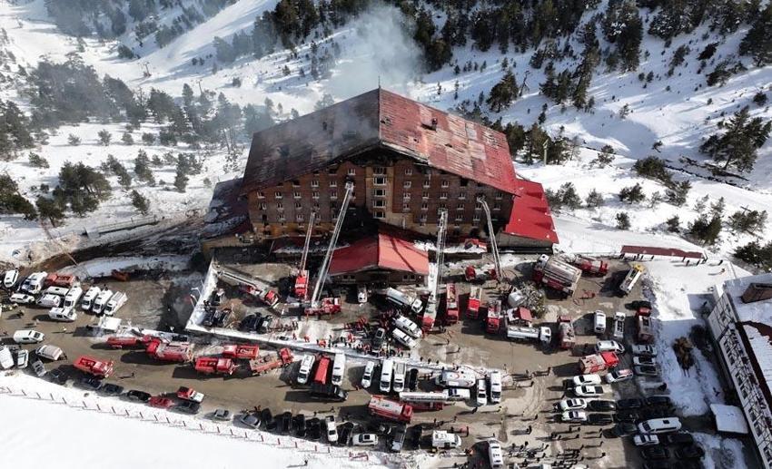 Kartalkaya'daki Grand Kartal Otel yangınına ilişkin bilirkişi raporu hazırlandı