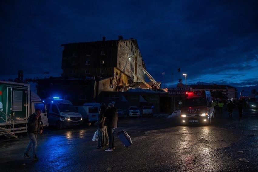 Kartalkaya'daki Grand Kartal Otel yangınına ilişkin bilirkişi raporu hazırlandı