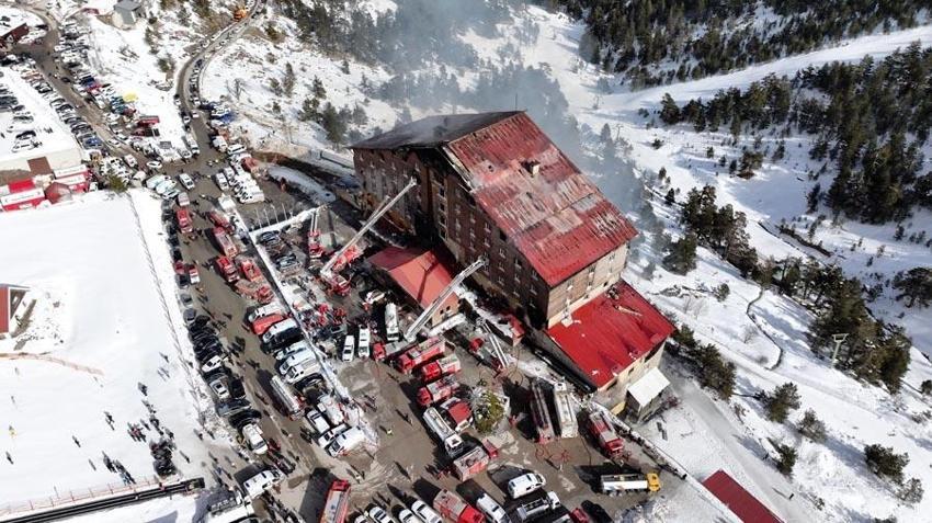 Kartalkaya'daki Grand Kartal Otel yangınına ilişkin bilirkişi raporu hazırlandı