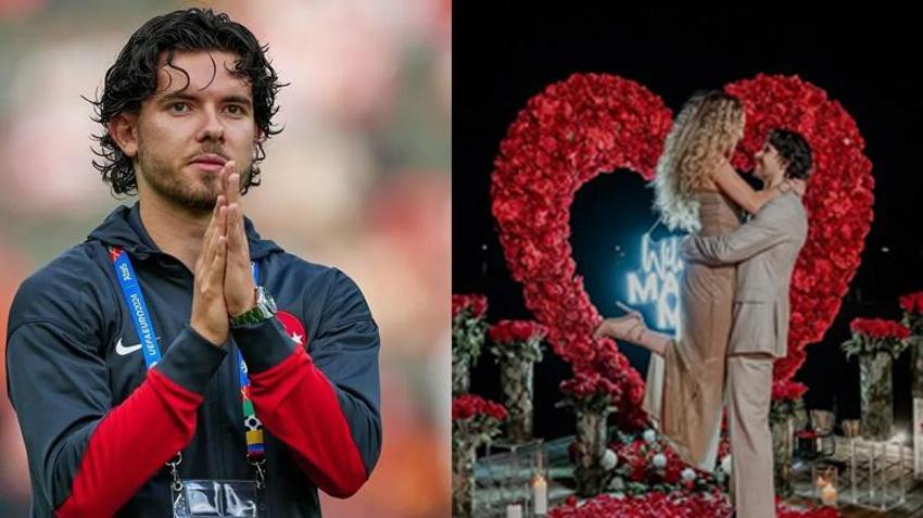 Ferdi Kadıoğlu'nun sevgilisi Sera Vrij'e görkemli evlilik teklifi sosyal medyayı yıktı geçti!