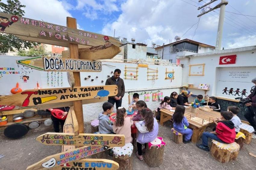 Osmaniye'de ana sınıfı öğrencileri "duvarsız sınıflarla" buluşturuluyor