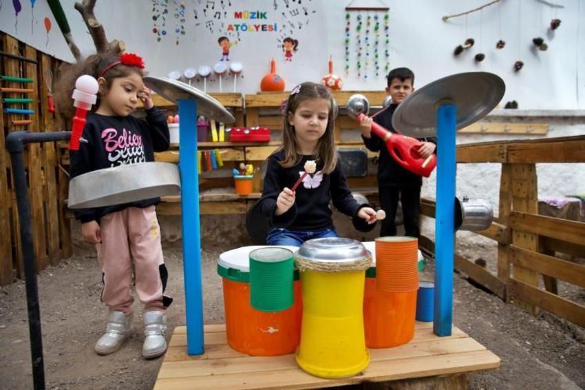 Osmaniye'de ana sınıfı öğrencileri "duvarsız sınıflarla" buluşturuluyor