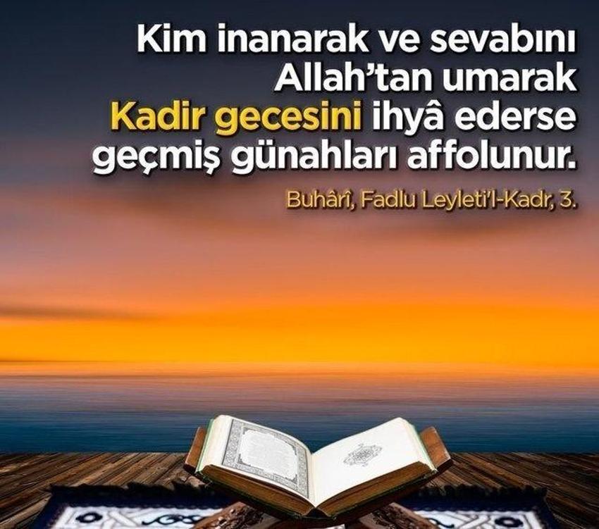 O gece tan yeri ağaran kadar esenliktir! 2025 en yeni, en güzel, dualı ayetli Kadir Gecesi mesajları
