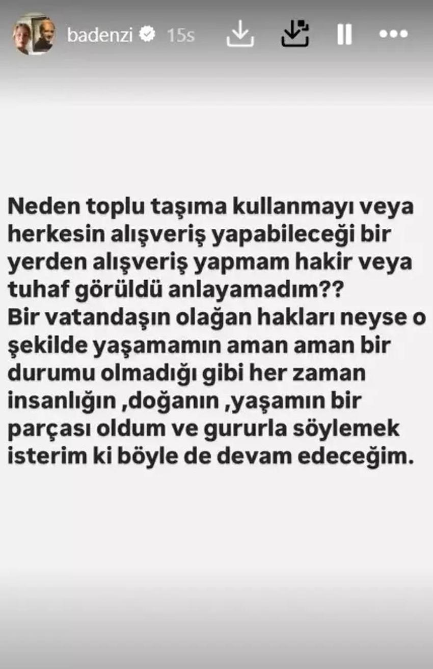 Toplu taşımada görülmüştü! Bade İşçil eleştirilere yanıt verdi