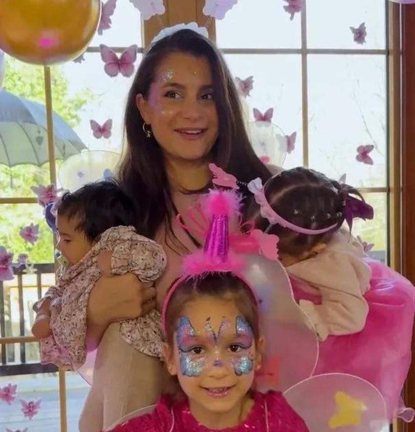 Atiye'den kızının doğum gününe duygusal paylaşım! 'Bir kelebek dokundu hayatımıza'