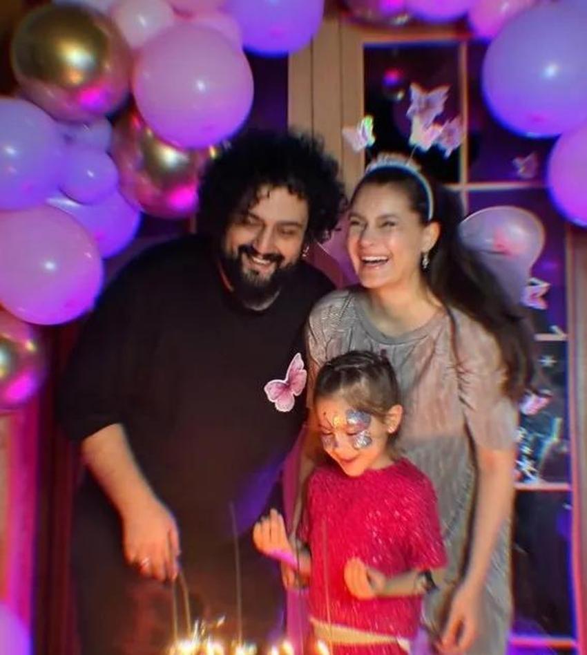 Atiye'den kızının doğum gününe duygusal paylaşım! 'Bir kelebek dokundu hayatımıza'