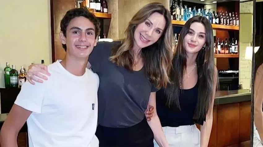 Demet Şener oğlu için binlerce kilometre gitti! 'Koşarak sana geldim'