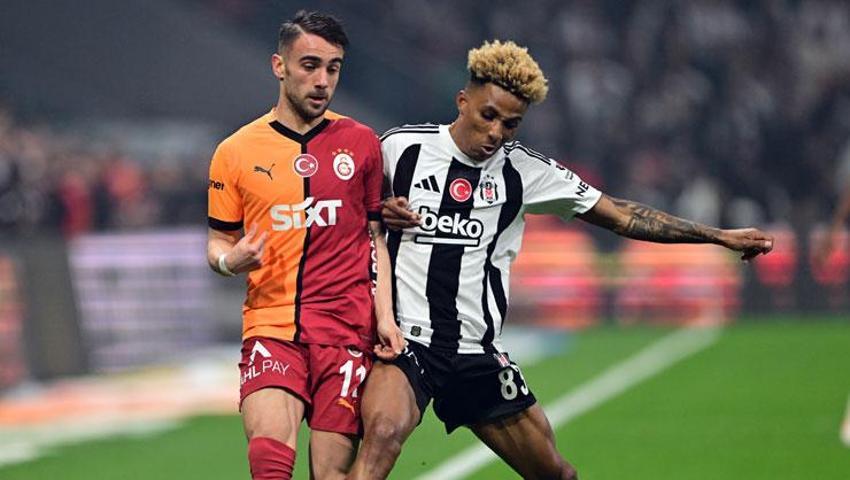 Beşiktaş Galatasaray derbisi 3 gol 2 kırmızı kart! Kartal Aslan'a ilk mağlubiyetini tattırdı