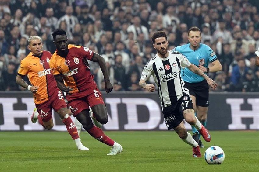 Beşiktaş Galatasaray derbisi 3 gol 2 kırmızı kart! Kartal Aslan'a ilk mağlubiyetini tattırdı