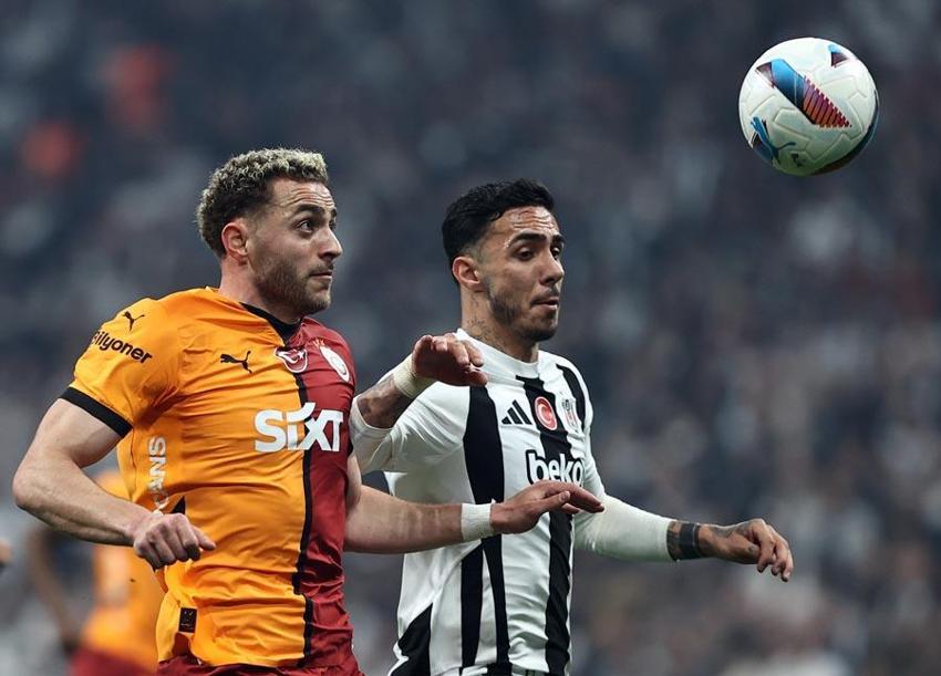 Beşiktaş Galatasaray derbisi 3 gol 2 kırmızı kart! Kartal Aslan'a ilk mağlubiyetini tattırdı