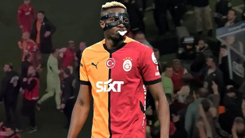 Victor Osimhen'i zor tuttular! Beşiktaş derbisi sonrası çıldırdı: Olay hareket, Muslera araya girdi