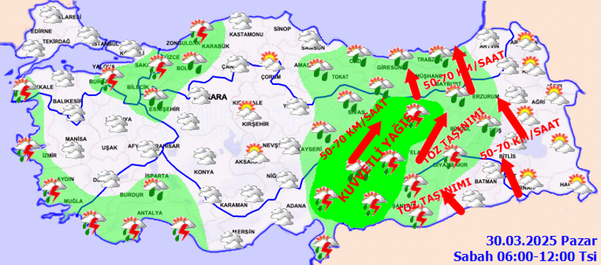 İstanbul'da bayram tatili için art arda yağış uyarısı!  Sıcaklıklar artacak, toz taşınımına dikkat!