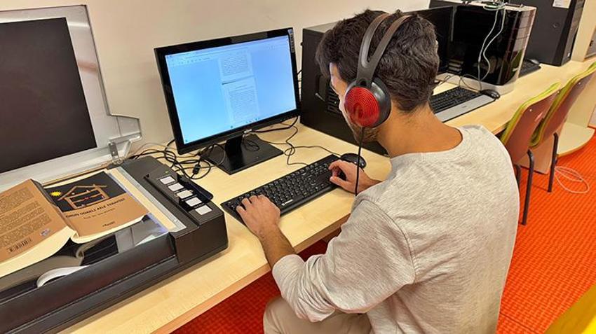 Ondokuz Mayıs Üniversitesi'nde engelsiz kütüphane: Görme engelliler için kitaplar dijitale aktarılıyor