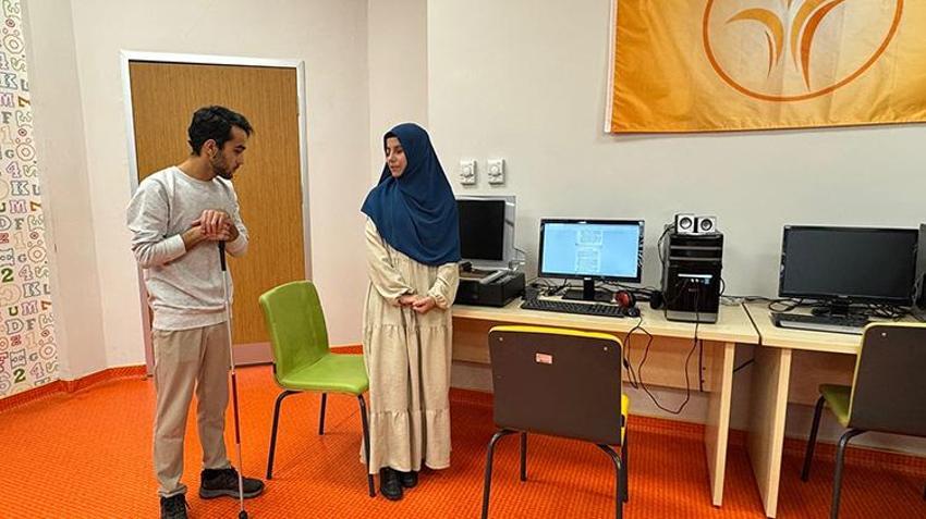 Ondokuz Mayıs Üniversitesi'nde engelsiz kütüphane: Görme engelliler için kitaplar dijitale aktarılıyor
