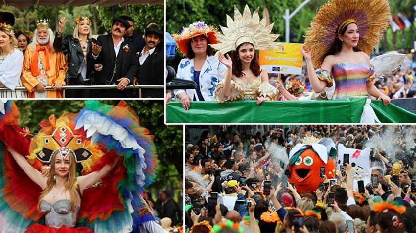 Türkiye'de ilk ve tek! Portakal Çiçeği Festivali'nde renkli görüntüler oluştu