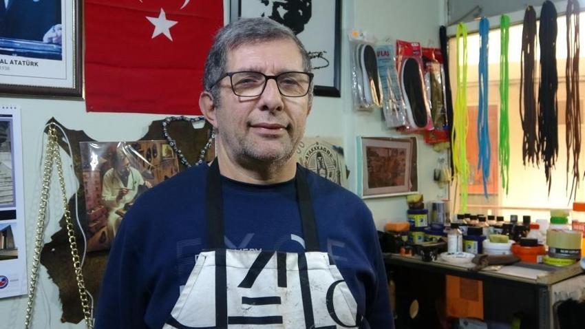 Ayakkabı tamircisi askıda ayakkabı uygulaması başlattı