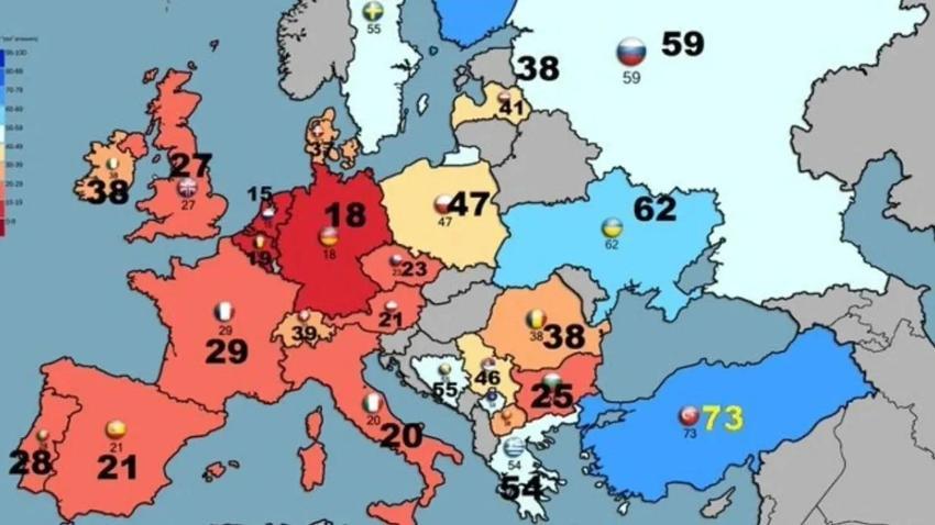 Dünyanın en vatansever ülkeleri sıralaması belli oldu! Türkiye'nin sırası dikkat çekiyor