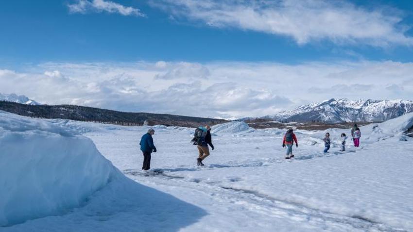 Türk fotoğrafçı Alaska'da Matanuska Buzulu'nu görüntüledi