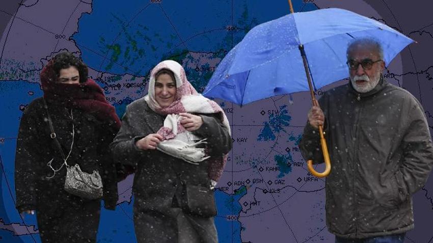 Kar yağışı fena vurdu! İstanbul, Ankara için alarm verildi, Meteoroloji saat verdi, daha kuvvetli olacak