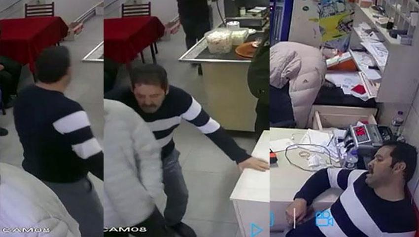 Yolda yürürken kalp krizi geçirdi; Kıraathanedeki son anları kamerada