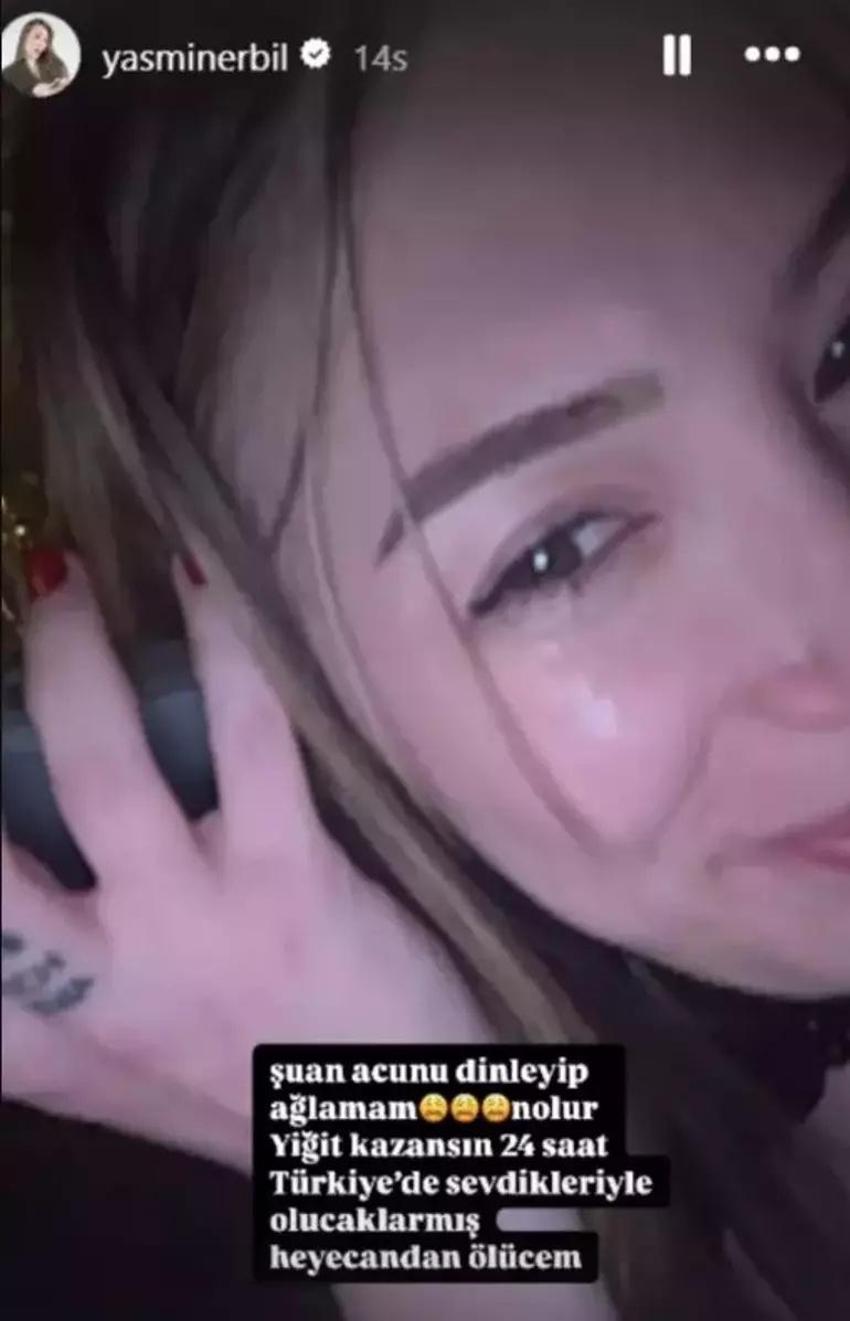 Survivor ödülünü duyan Yasmin Erbil göz yaşlarını tutamadı! 