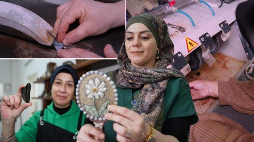 Taşlara ruh veriyorlar: Yarı değerli taşlar Tokatlı kadınların elinde altına dönüşüyor