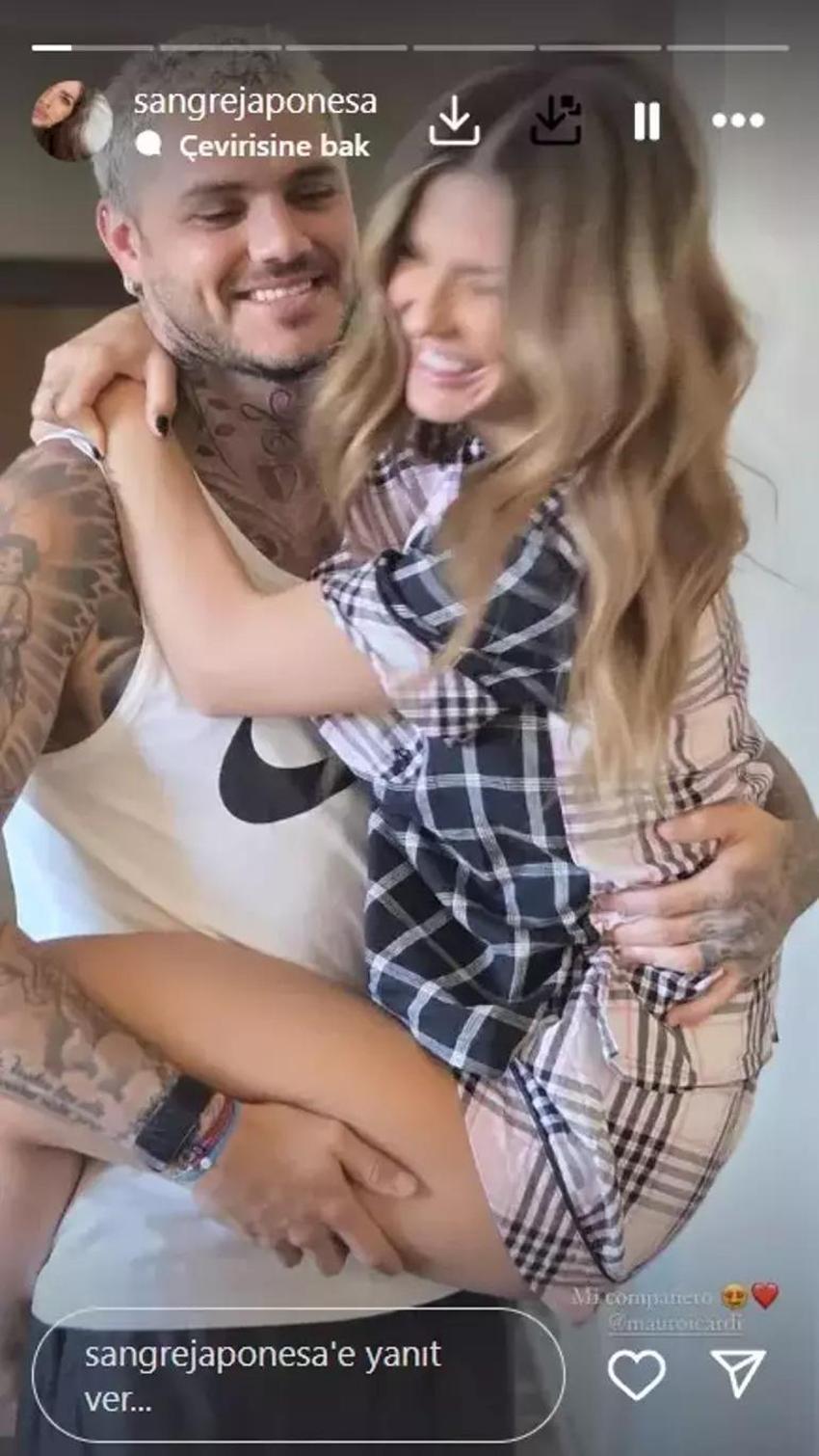 İcardi'nin kucağına atladı! China Suarez'den romantik paylaşım