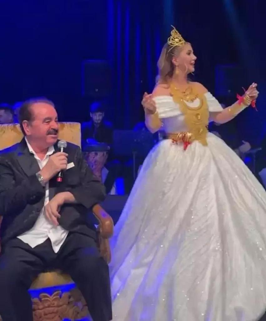 İbrahim Tatlıses geline takılan altınlara şaştı! Ünlü fenomen evlendi