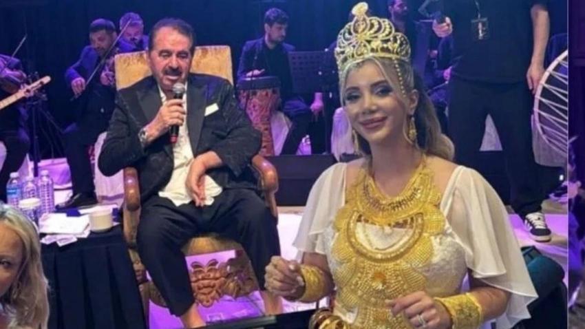 İbrahim Tatlıses geline takılan altınlara şaştı! Ünlü fenomen evlendi