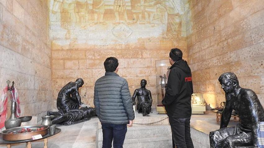Gaziantep'te hamam kültürünü yansıtan Hamam Müzesi'ne yoğun ilgi! 'ilk kez görüyorum'